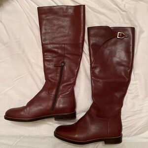 Cole Haan brown riding boots